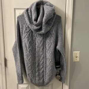 Simply Vera VeraWang sweater with cowl neck attached